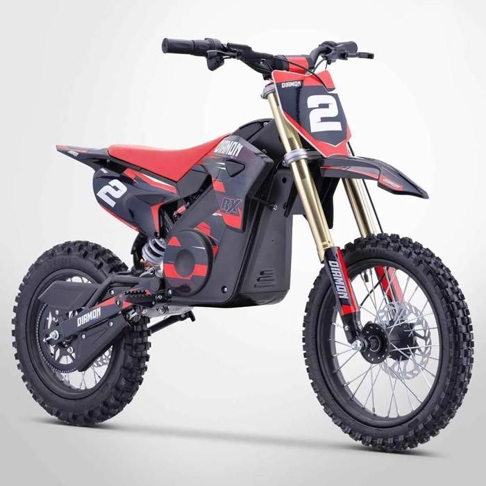 Moto Enfant Électrique 1600W / Moto cross ORION 1600W / 14/12 / Rouge