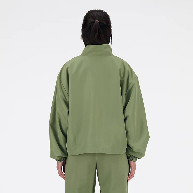 Veste oversize Femme Sport Essentials - OLIVINE FONCÉ