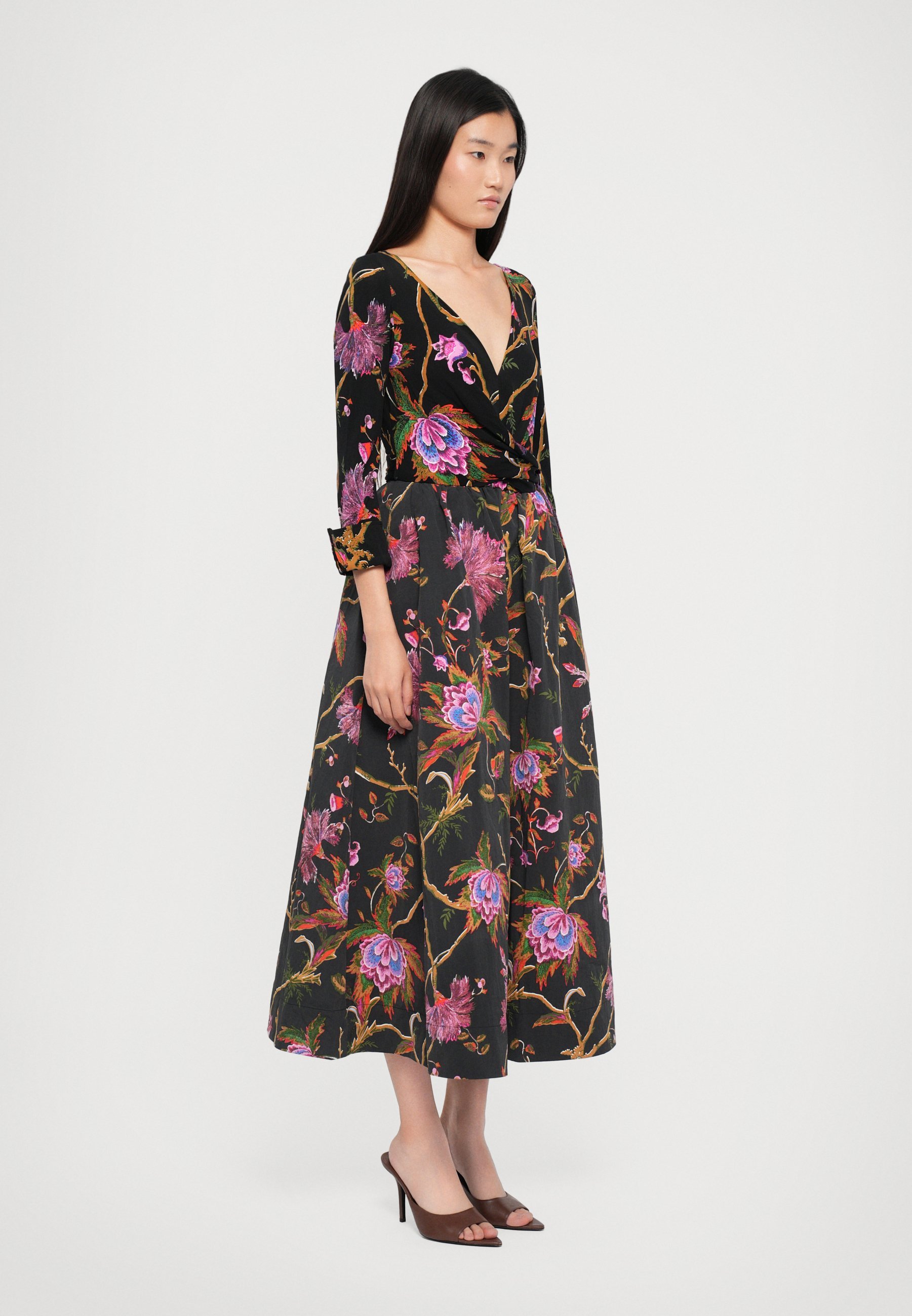 Robe portefeuille ballerine Diane von Furstenberg - Robe de jour - Noir Serenissima