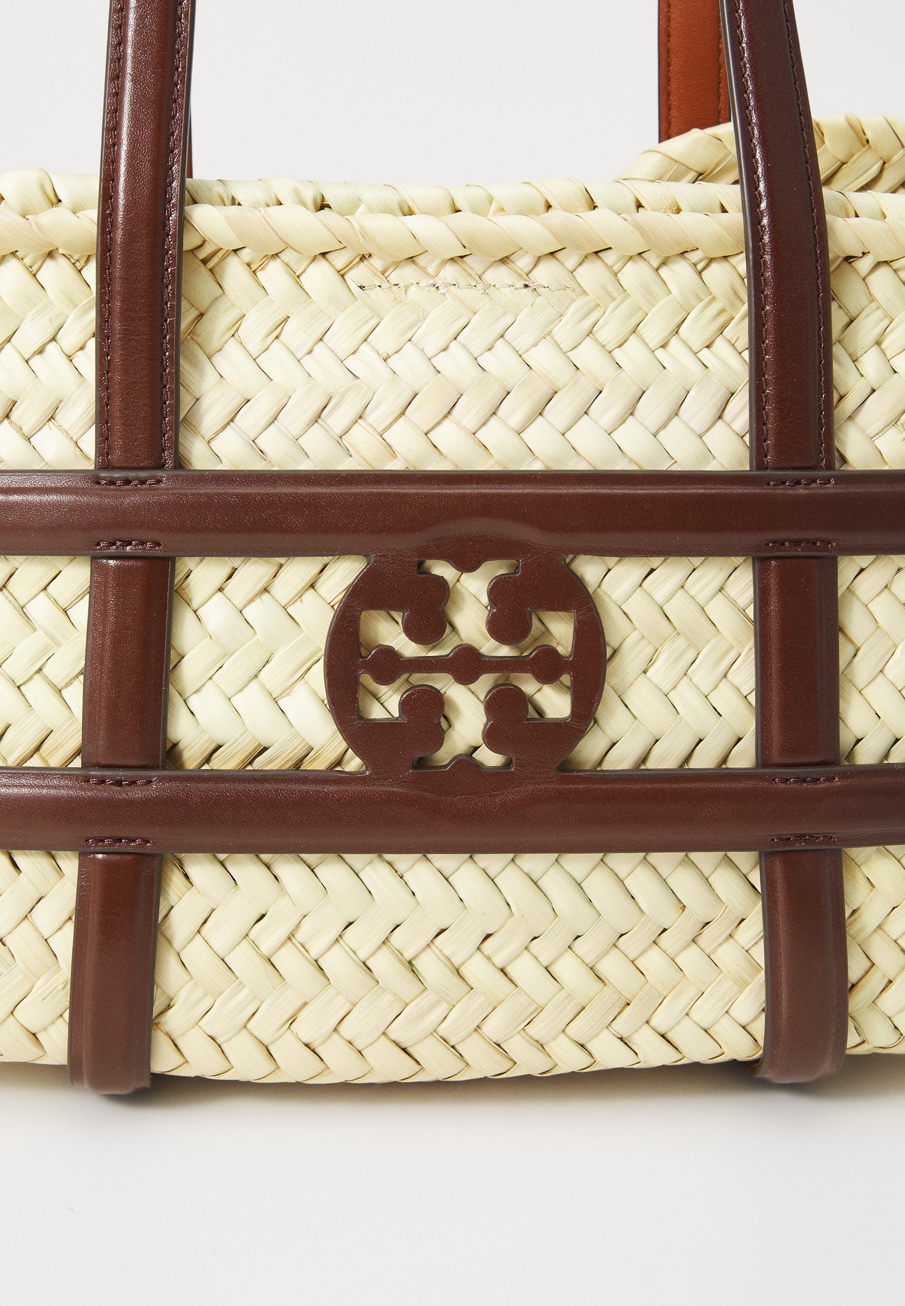 Tory Burch ELLA SMALL BASKET - Handtas - klassiek cuoio