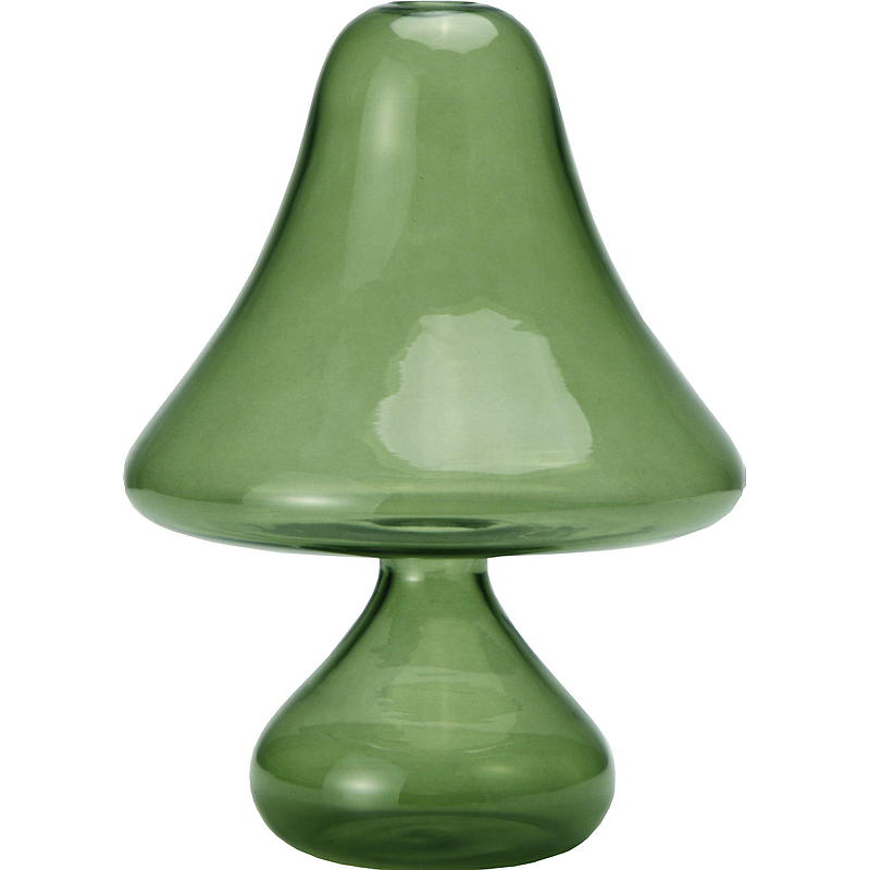 Hjem Glassvase Sopp 10x15 cm