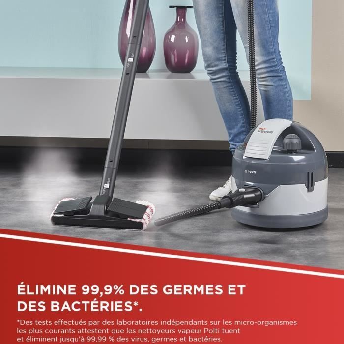 POLTI VAPORETTO ECO PRO 3.0 Steam Cleaner - 4.5 BAR - 9 Accessories - 2000W - 2L
