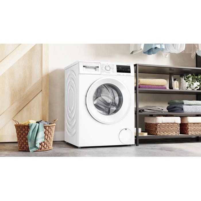 BOSCH WAN2827UFR SER4 Front-Loading Washing Machine - 8 kg - Induction - 60cm Wide - 1400 rpm - Energy Class A - Steam - White