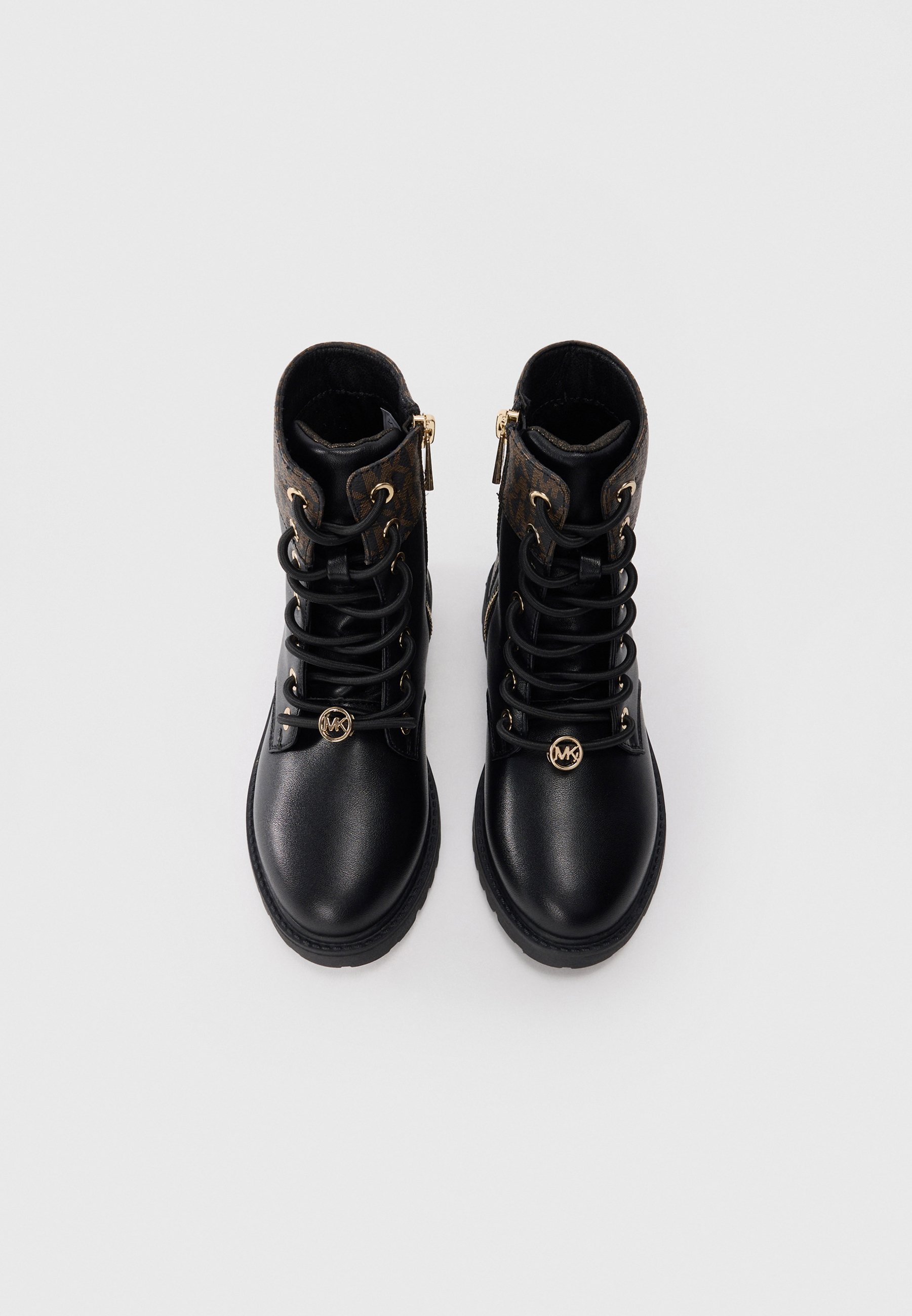 Michael Kors Kids MADELINE ALISTAIR - Enkellaarsjes met vetersluiting - zwart