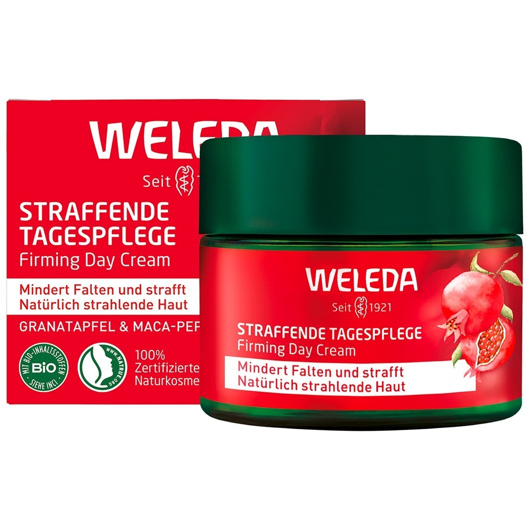 Weleda dnevna krema za učvrstitev kože z granatnim jabolkom in macinimi peptidi - 40 ml