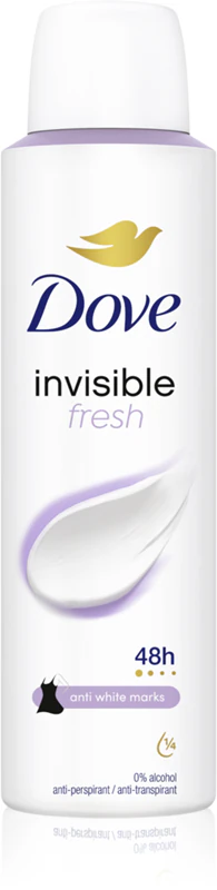 Deodorant v spreji Dove Invisible Fresh proti bielym škvrnám