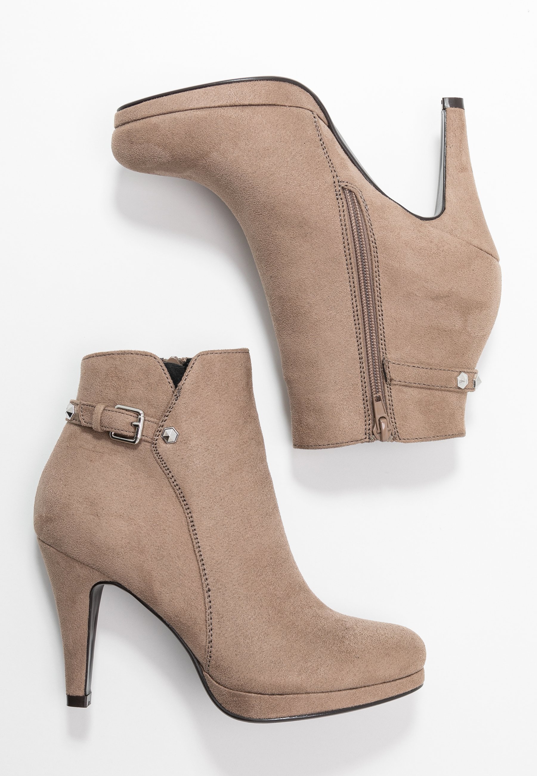 Stivaletti con tacco alto Anna Field - color tortora