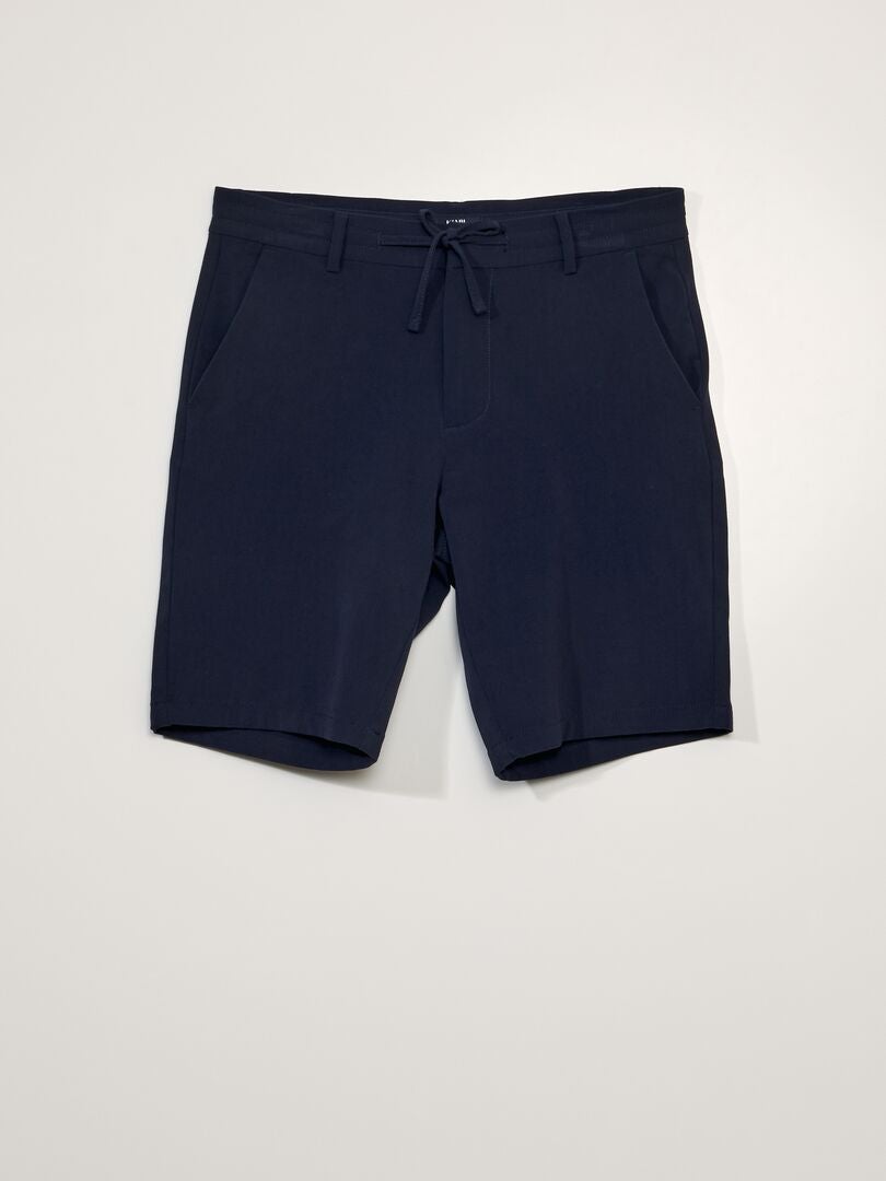 Bermuda chino leve - azul