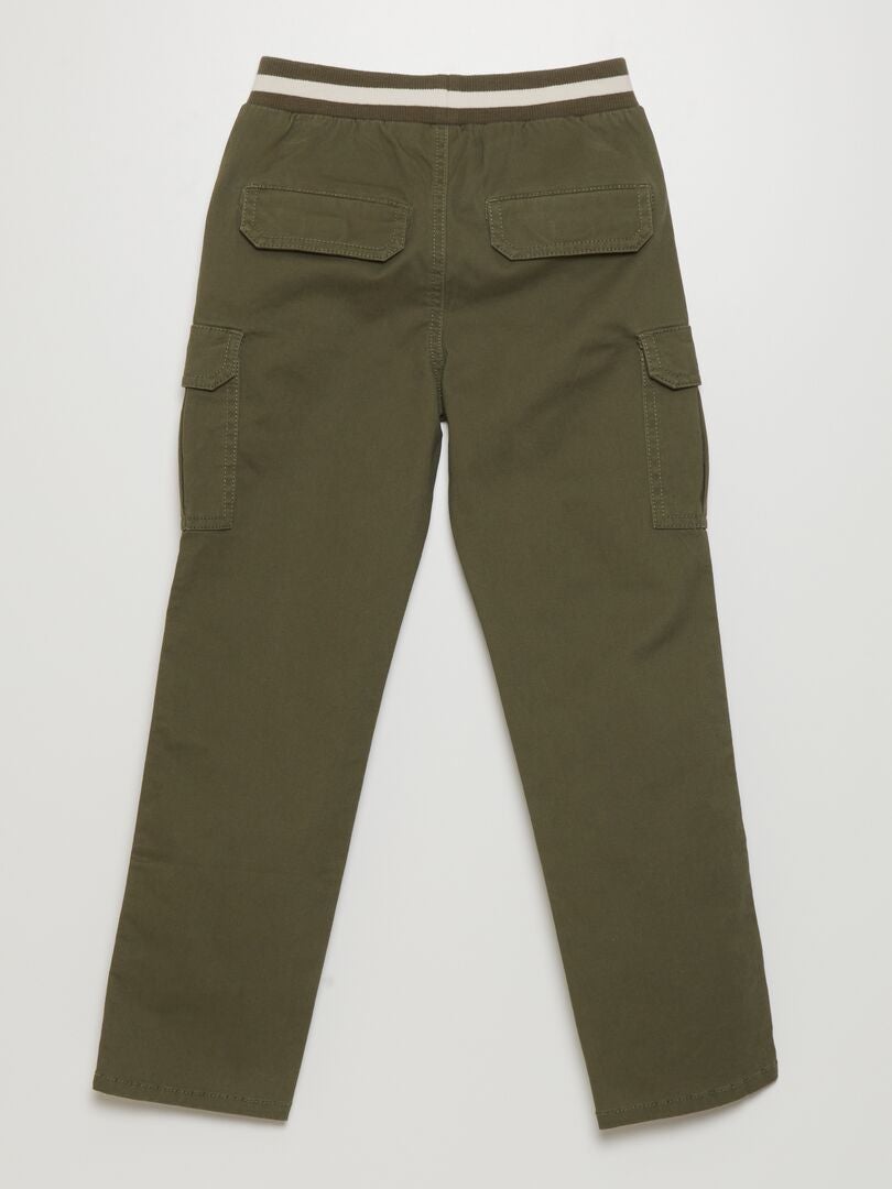 Pantalones cargo - CAQUI