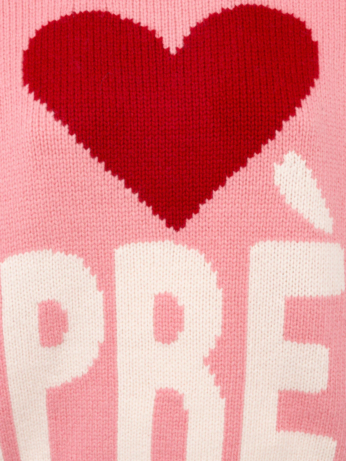 Kyla damestrui in roze Fair Isle-stijl met Apres Ski-jacquardprint