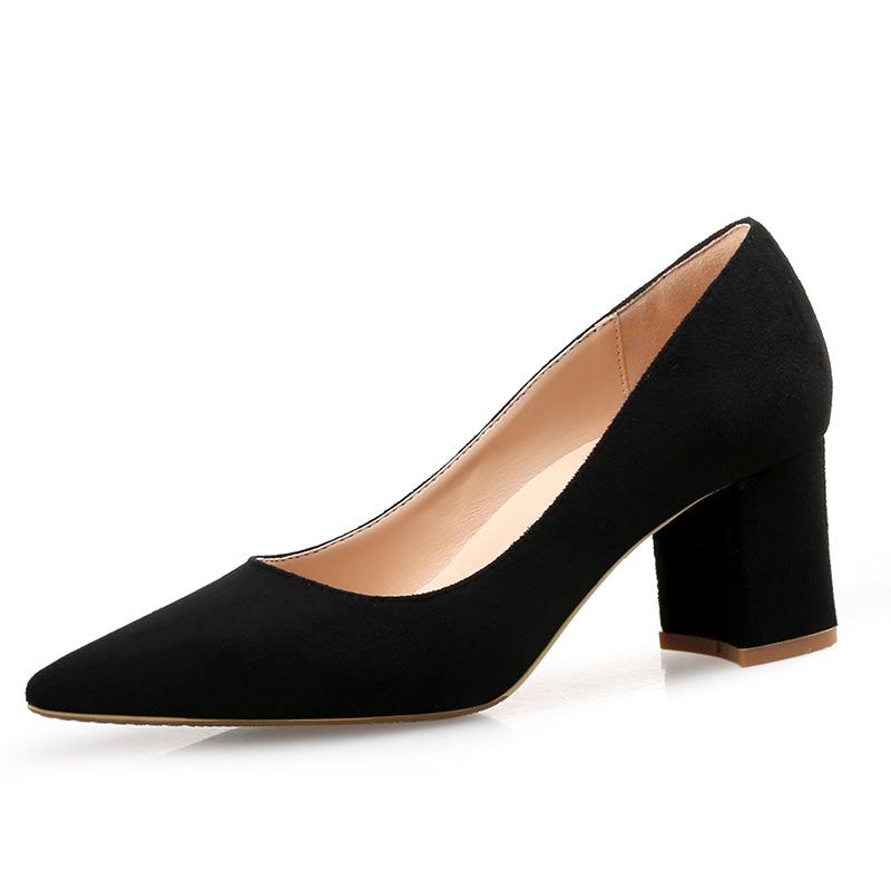 Escarpins femme à talon carré automne, talons hauts sexy de 6,5 cm, bout pointu, argentés, parfaits pour les soirées et les mariages.
