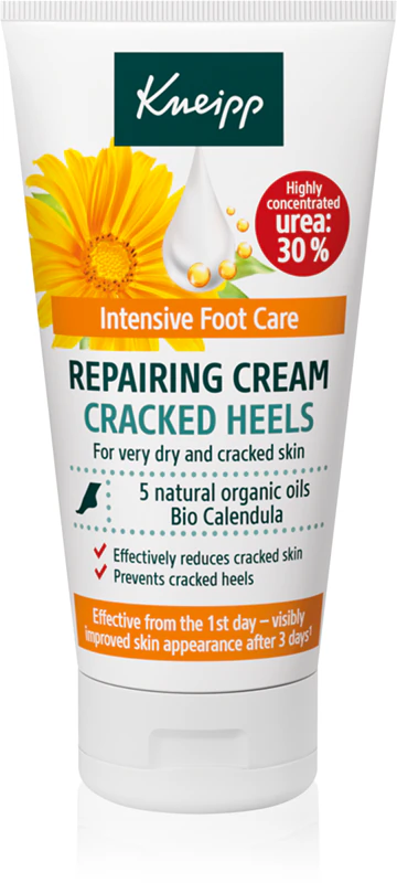 Kneipp Repairing Cream voor gebarsten hielen: regenererende crème voor gebarsten voeten