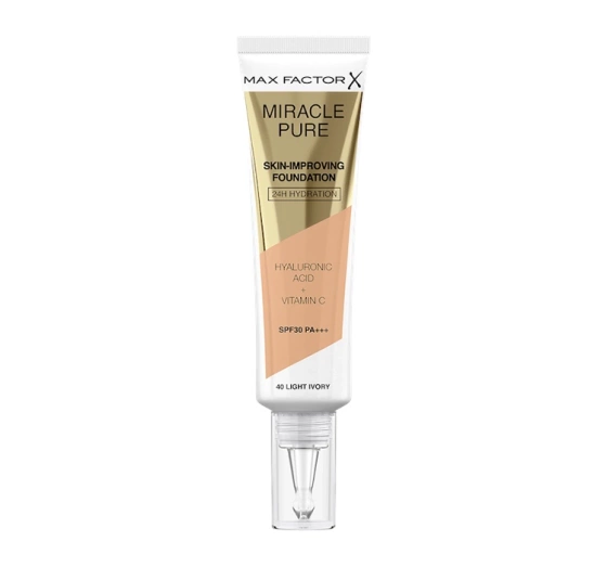 Max Factor Miracle Pure podkład do twarzy 40 Light Ivory 30 ml