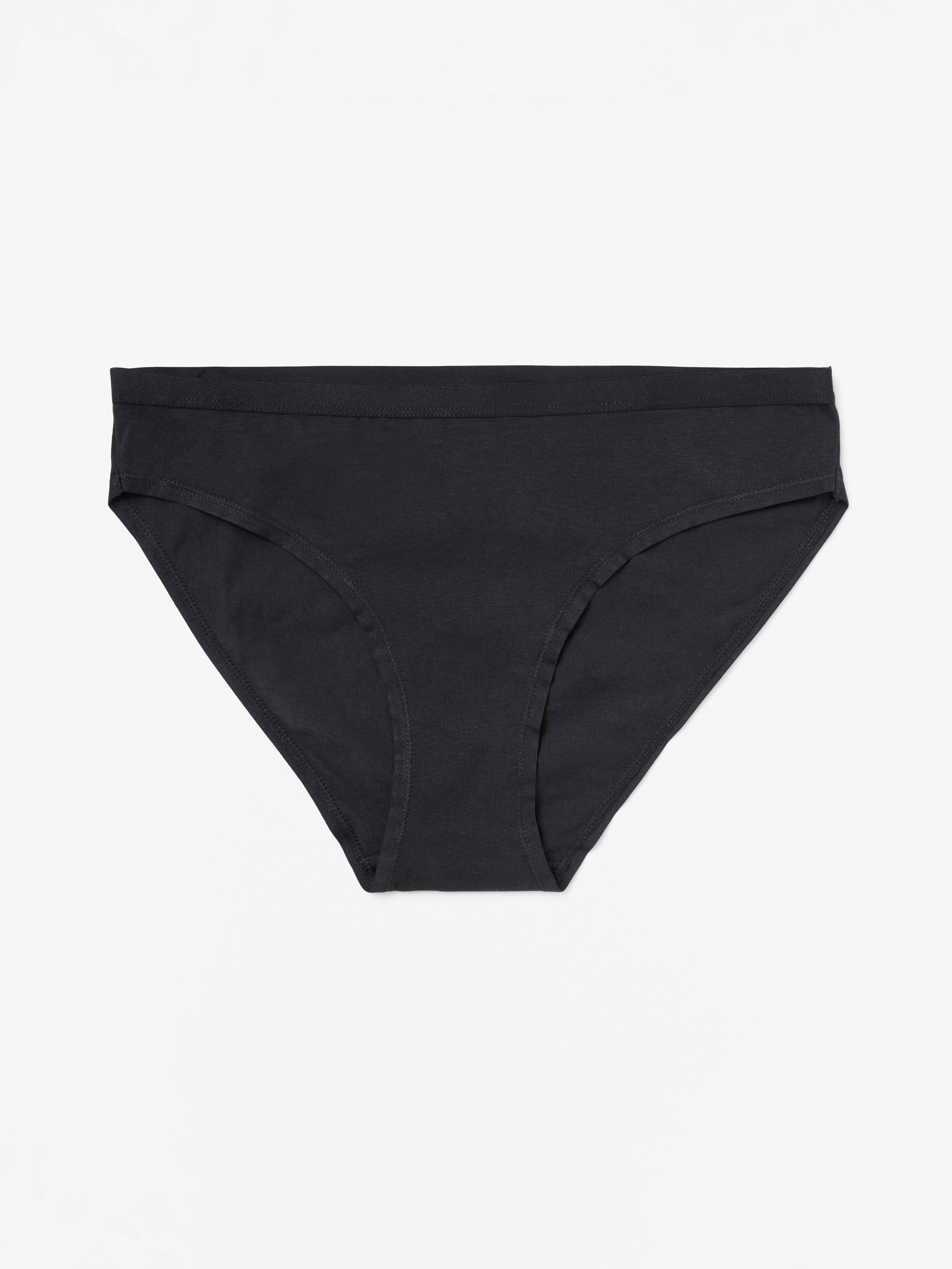 Bikiny s regular waist black