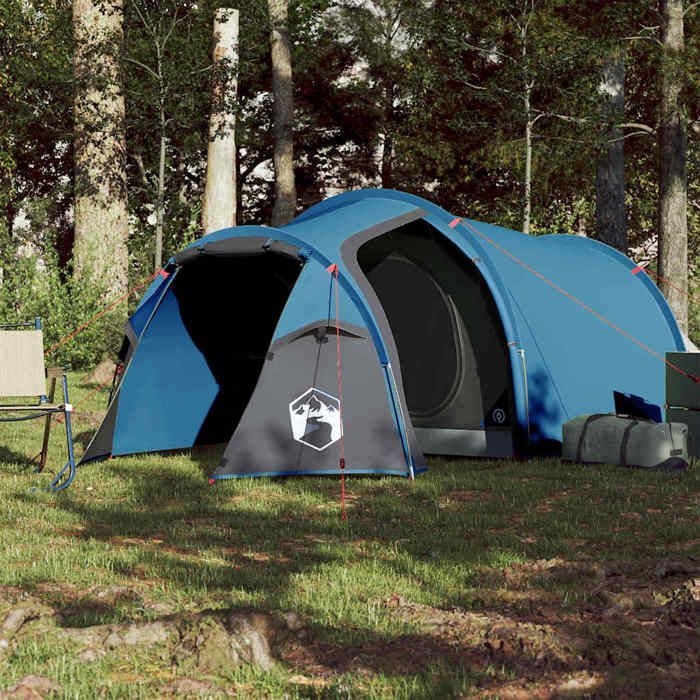 Tienda de campaña vidaXL para 3 personas, tienda de sombra con bolsa de transporte, toldo portátil con paredes laterales para 94387