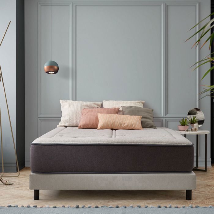 Matelas JUPITER 140x190 cm - COSMOS - Mousse HR,Mousse à Mémoire de Forme,Accueil Blue Latex - Maxi Épaisseur 30 Cm - Réversible