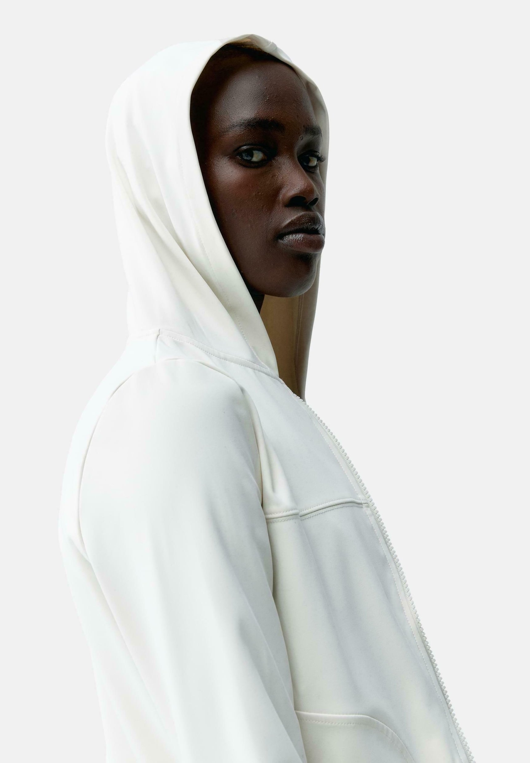 Born Living Yoga sweatshirt met rits - beige