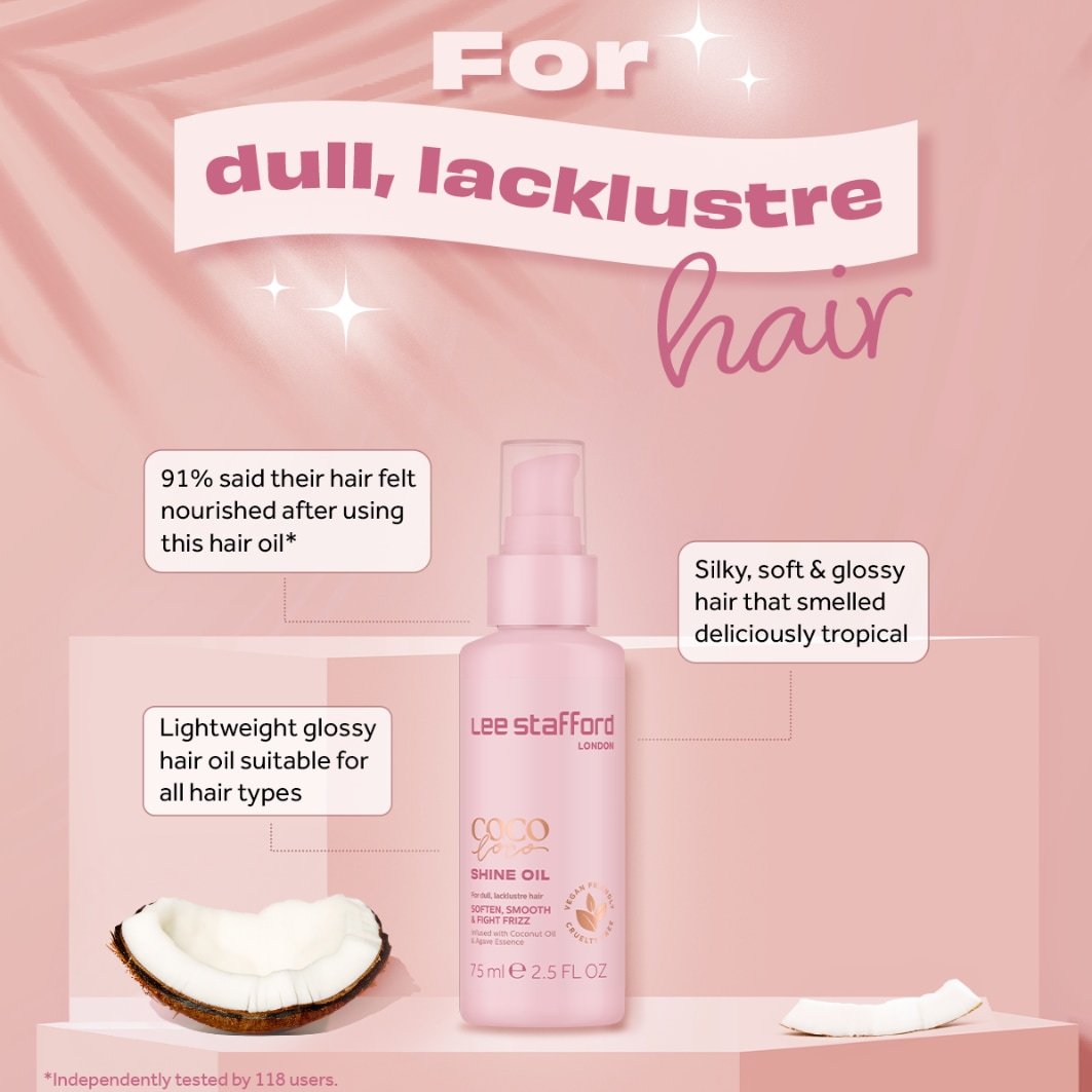 Lee Stafford plaukų aliejus - 75 ml