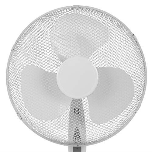 Ventilador de pedestal Tristar VE-5898 - Ø 40 cm - Controle remoto com temporizador - Branco
