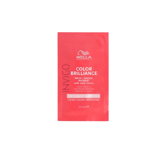 WELLA PROFESSIONALS INVIGO COLOR BRILLIANCE MASKA DO WŁOSÓW CIENKICH 15ML
