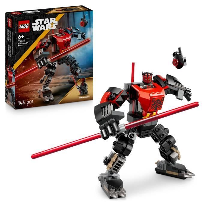 LEGO Star Wars 75411 Darth Maul the Robot - Building Set for Boys Ages 6+