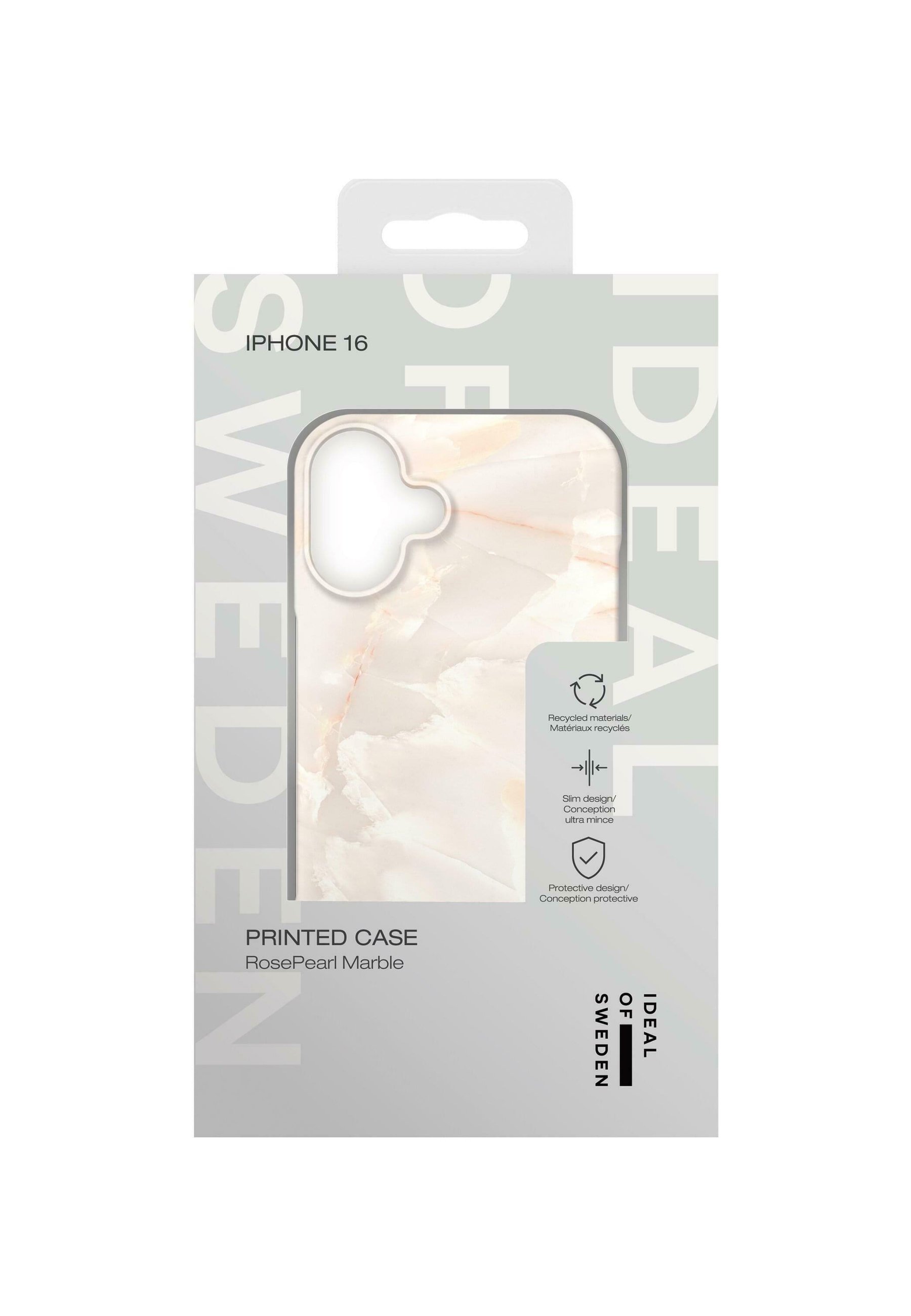 Coque de téléphone iDeal of Sweden imprimée pour iPhone 16 - rose