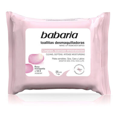 Babaria Meikinpoistopyyhkeet Ruusunmarja E-vitamiini Meikinpoistopyyhkeet 25 kpl 25 kpl