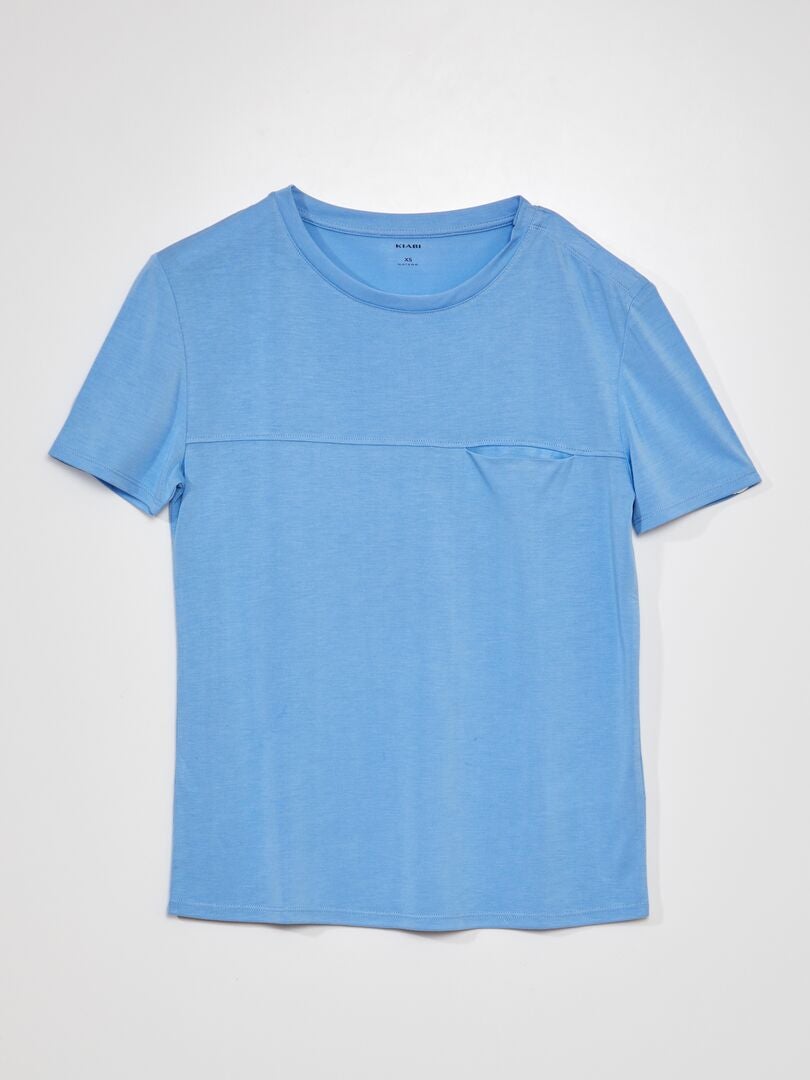 Camiseta de color liso - So Easy - AZUL
