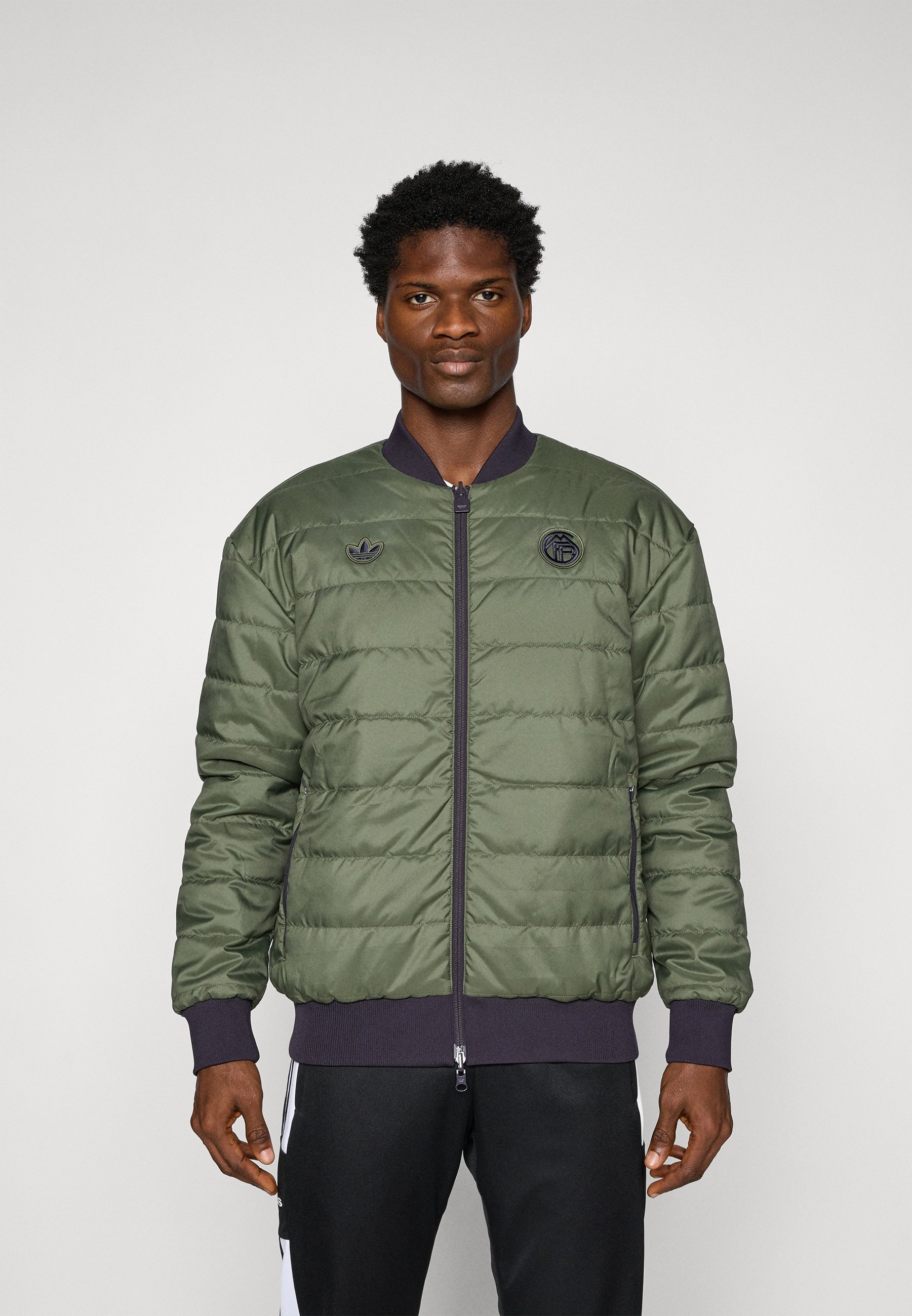 Veste adidas Originals FC Bayern Munich Icon - Tenue du club - Noir aurore/Vert de base