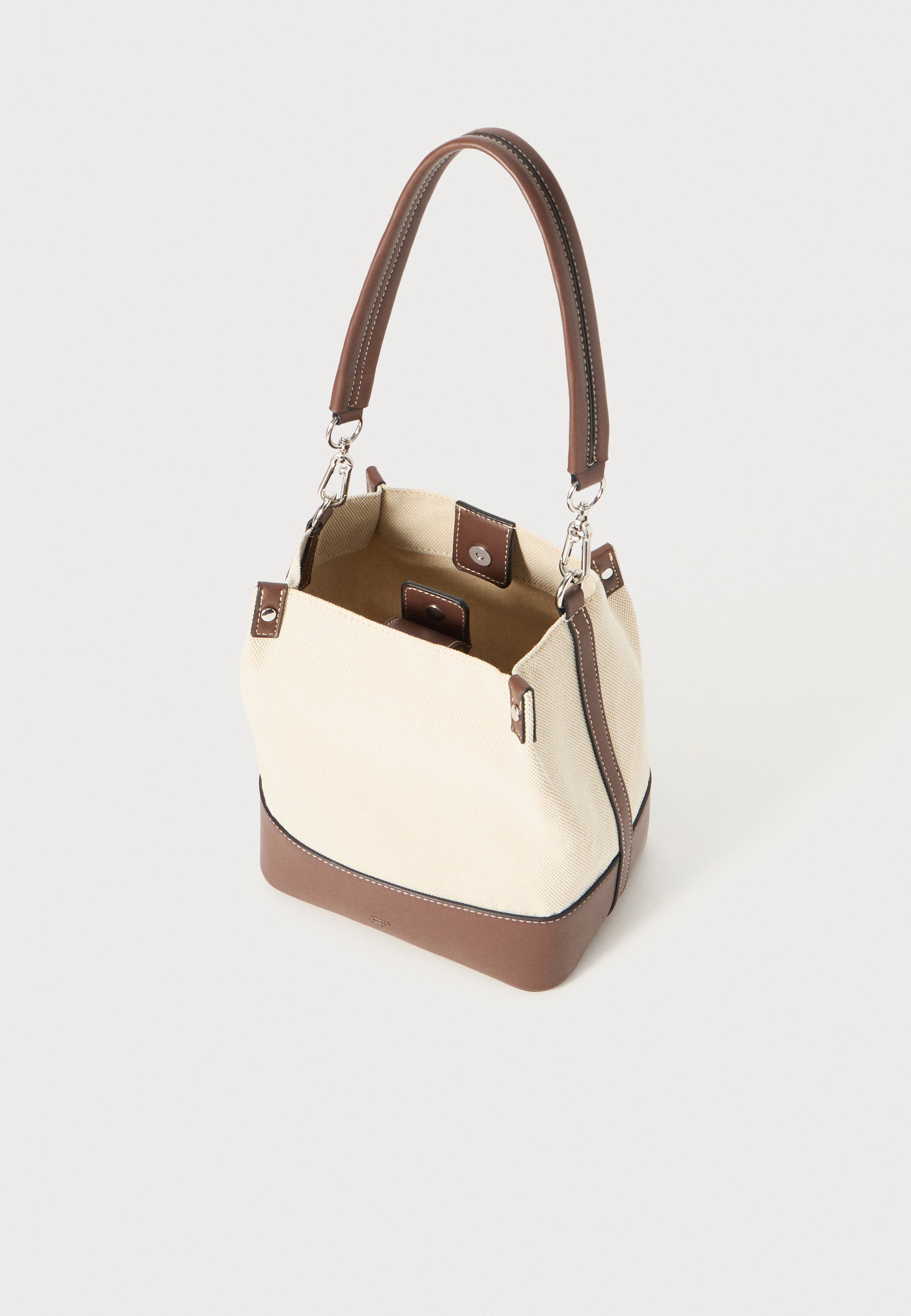 PARFOIS BUCKET BAG COINS - Borsa a mano - taupe