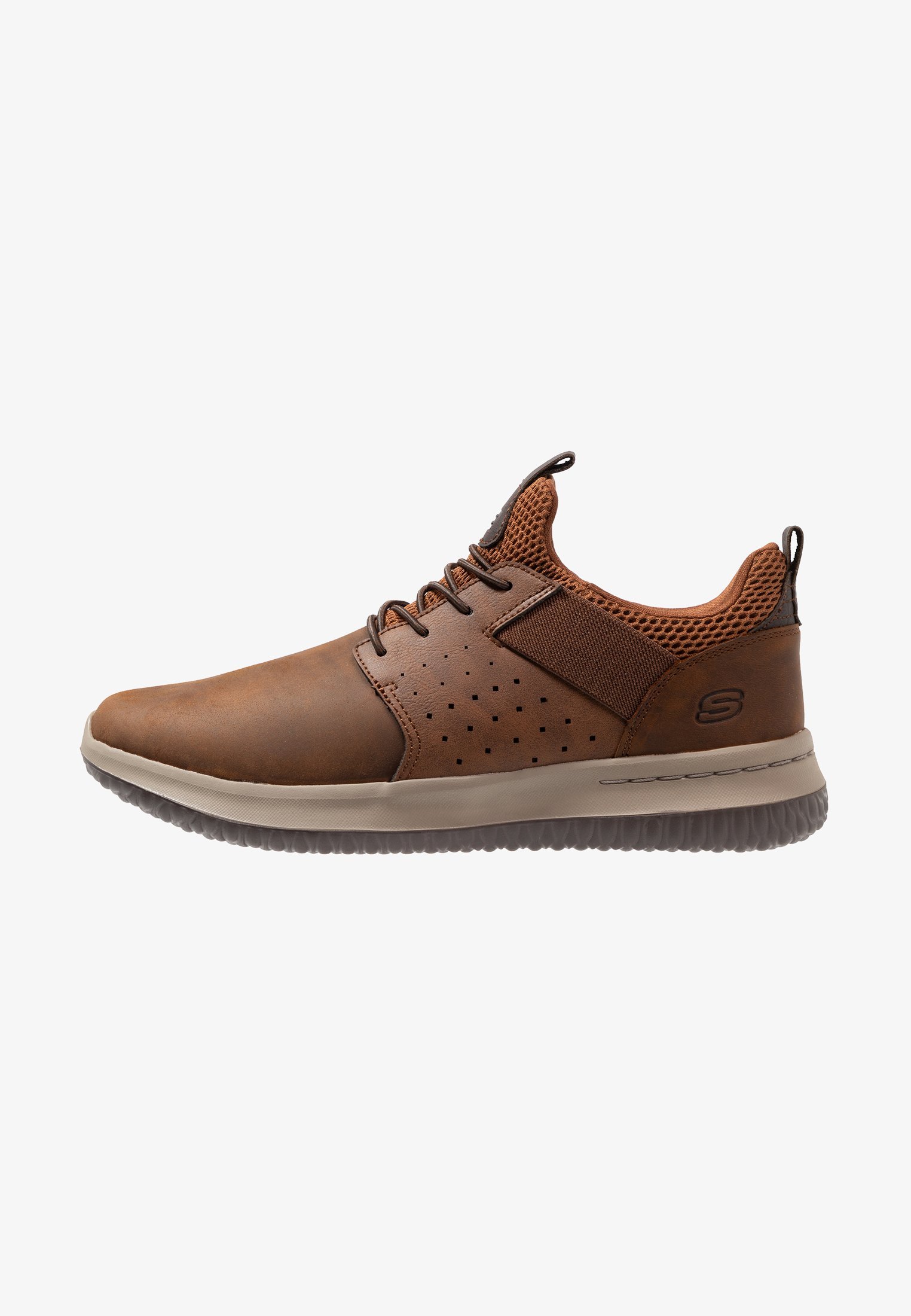 Skechers DELSON AXTON - Mocassins - marron foncé