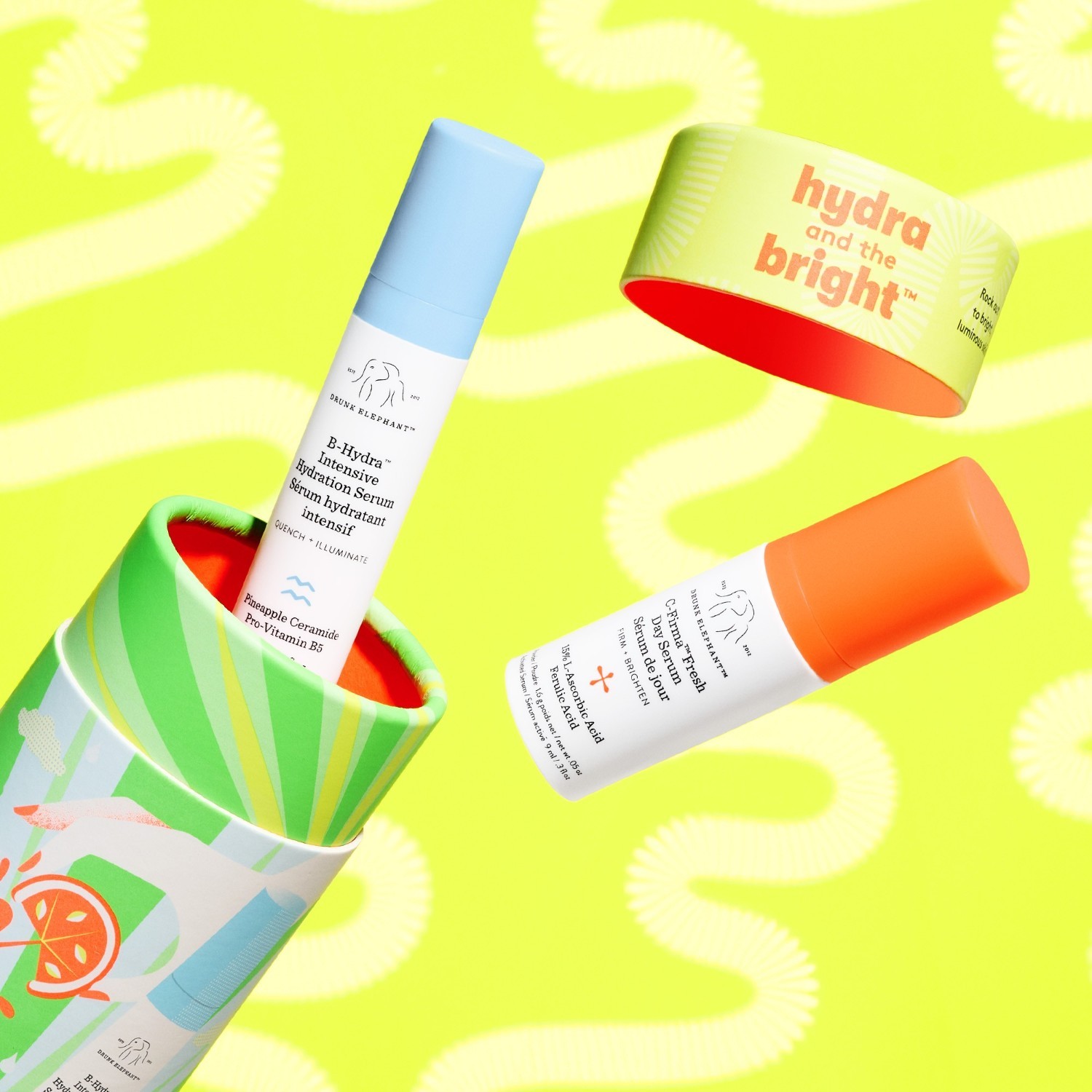 Pijani slon Hydra and the Bright™ set za njegu lica – 1 komad