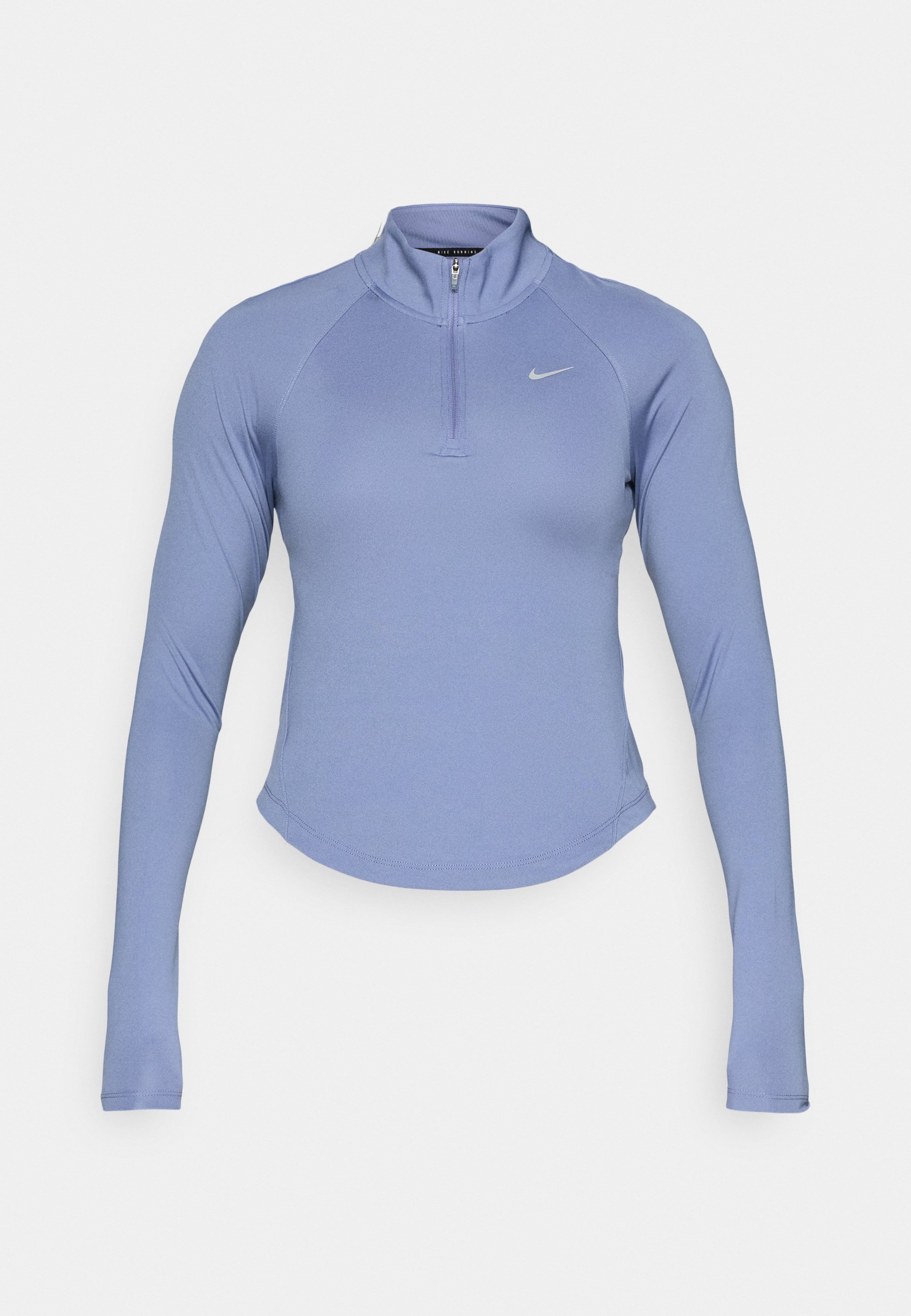 Nike Performance TEMPO TOP - Pitkähihainen paita - navy/valkoinen