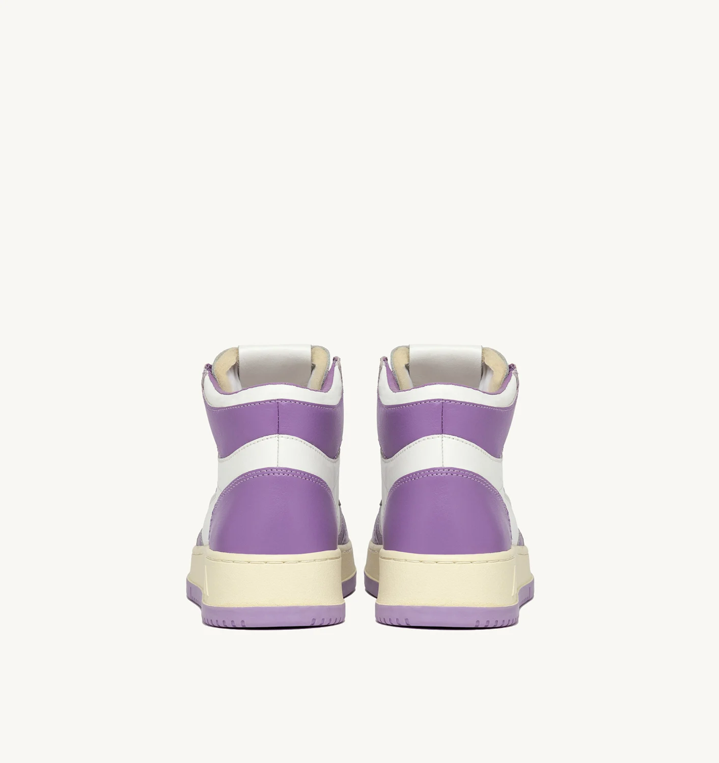 Adidași MEDALIȚAT MID ÎN PELLE BICOLOR BIANCO E LILLA