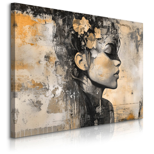 Obraz Abstrakcyjny Portret Kobiety 30x20cm