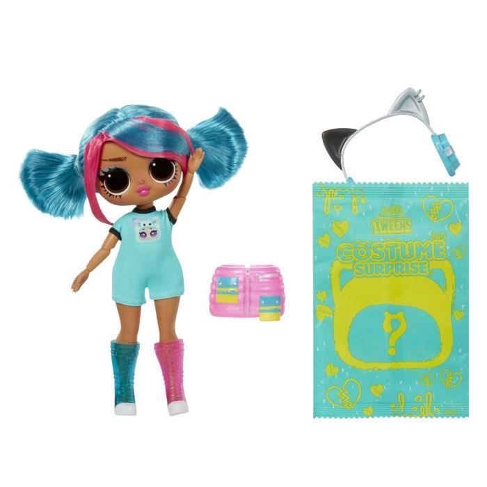 LOL Surprise - Tweens Costume Doll - Emma Emo - 17cm Doll + Inflatable Pet - Surprise to Discover