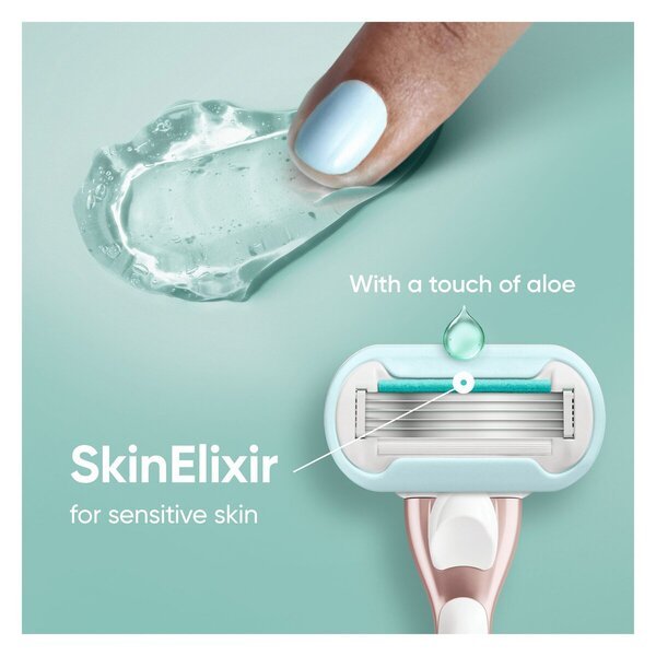 Gillette Venus Pro Smooth Sensitive britvice za pupak 3 kom
