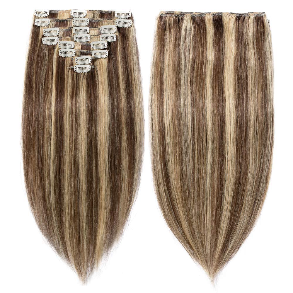 FashionGirl Clip-in Extensions #60 Platinablond – 65 cm – 1 stuk
