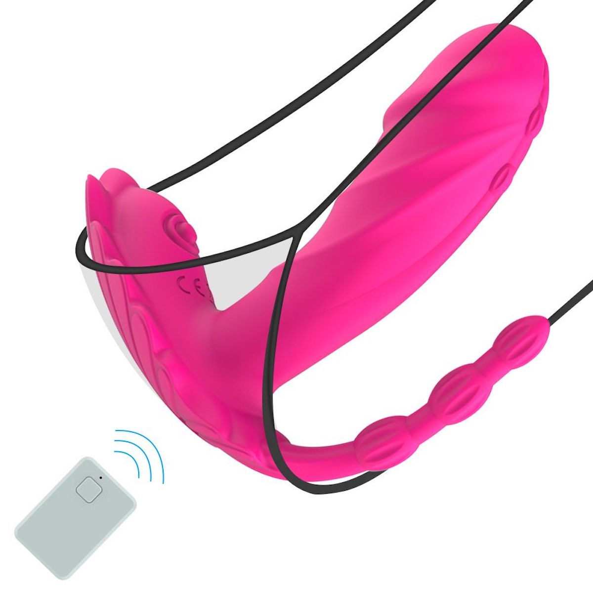 Braguitas vibradoras Intima con estimulador de punto G y anal – Rosa