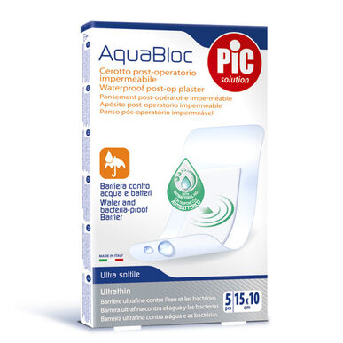 Pic Leikkauksen jälkeiset sidokset Aquabloc 15x10cm 5 kpl 5 kpl
