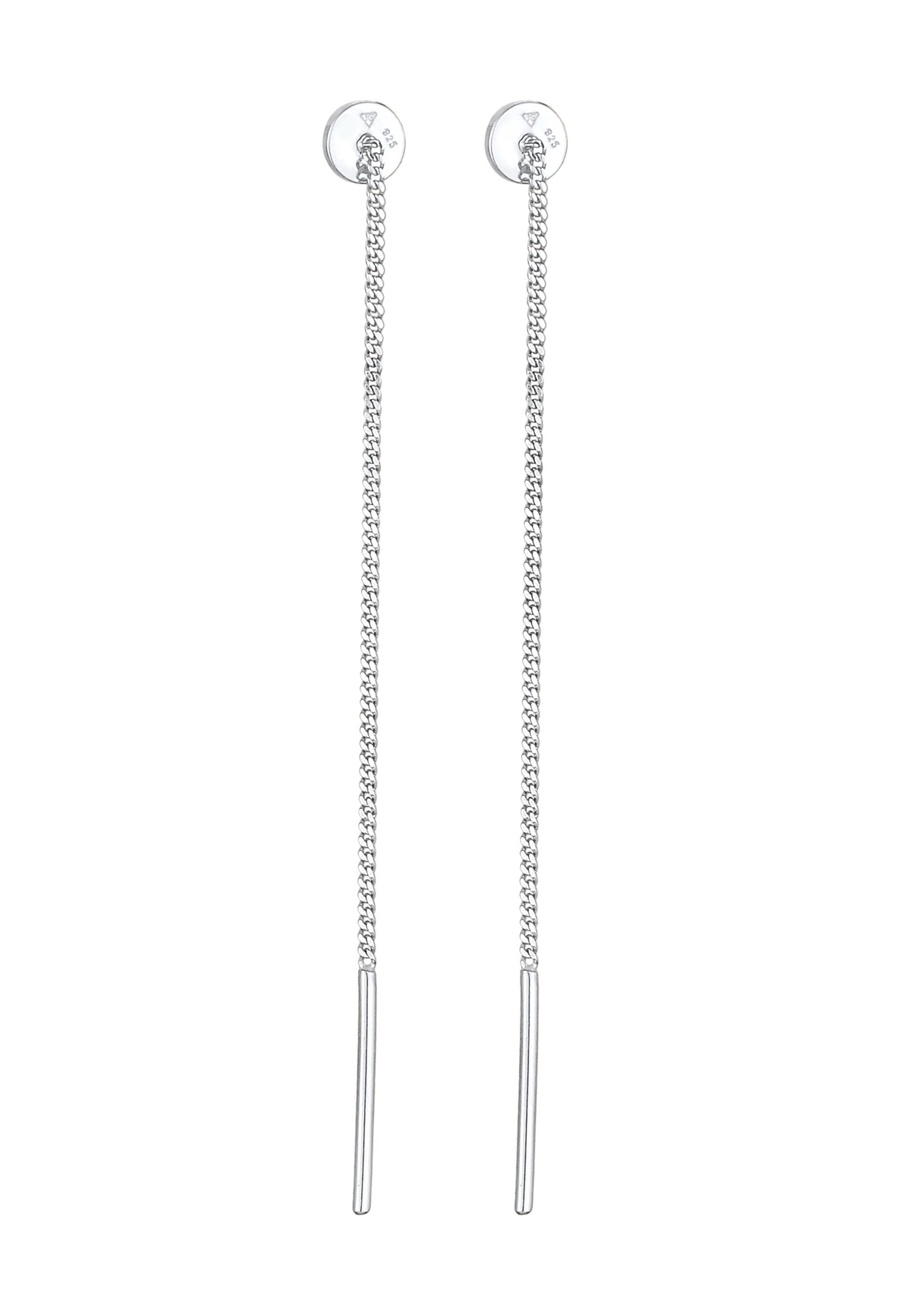 Elli Femmes Pendentif d'oreilles Plaquette Basique en Argent Sterling 925