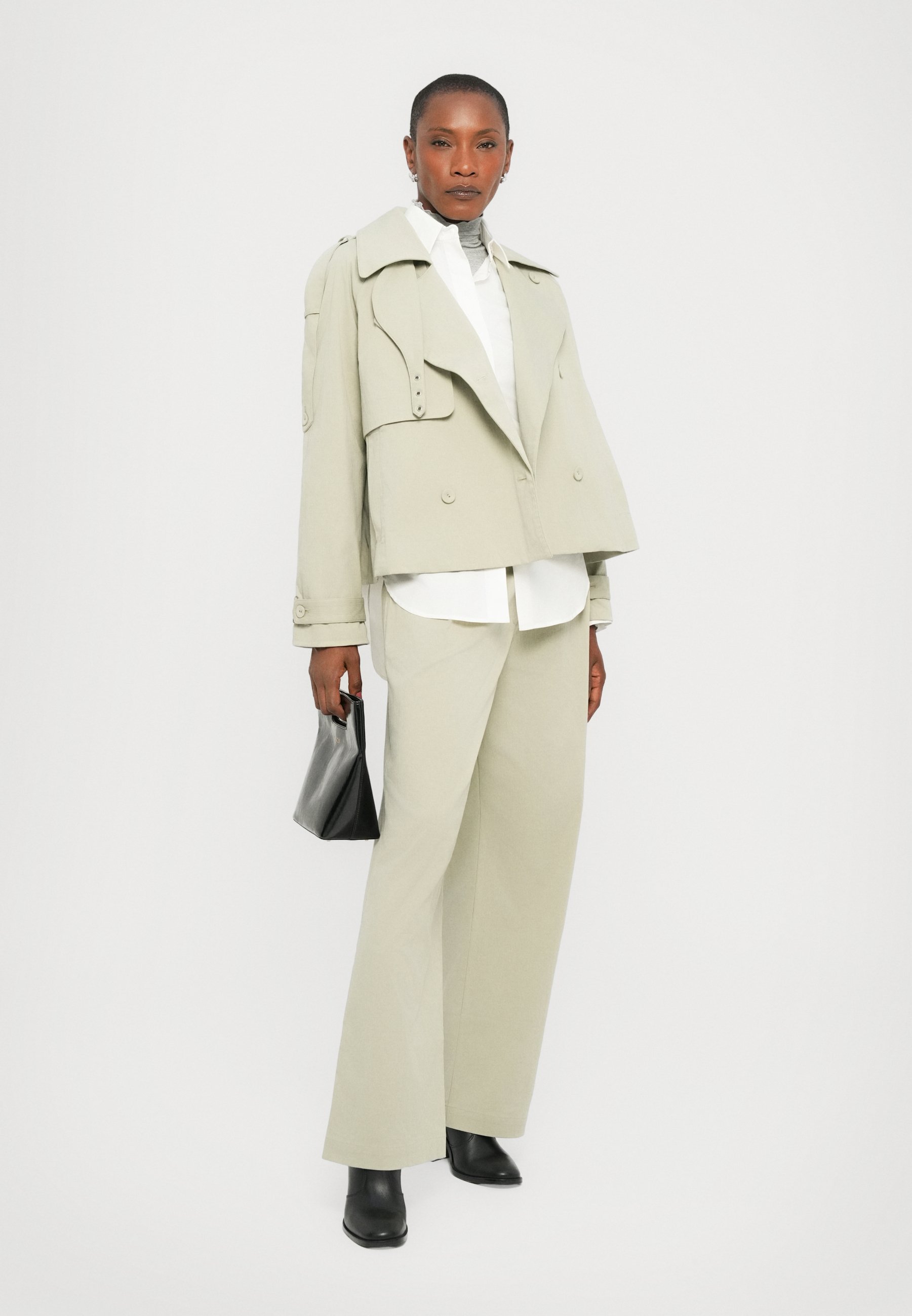 Trench-coat court YASMIN de Proenza Schouler White Label - Veste légère - Sauge