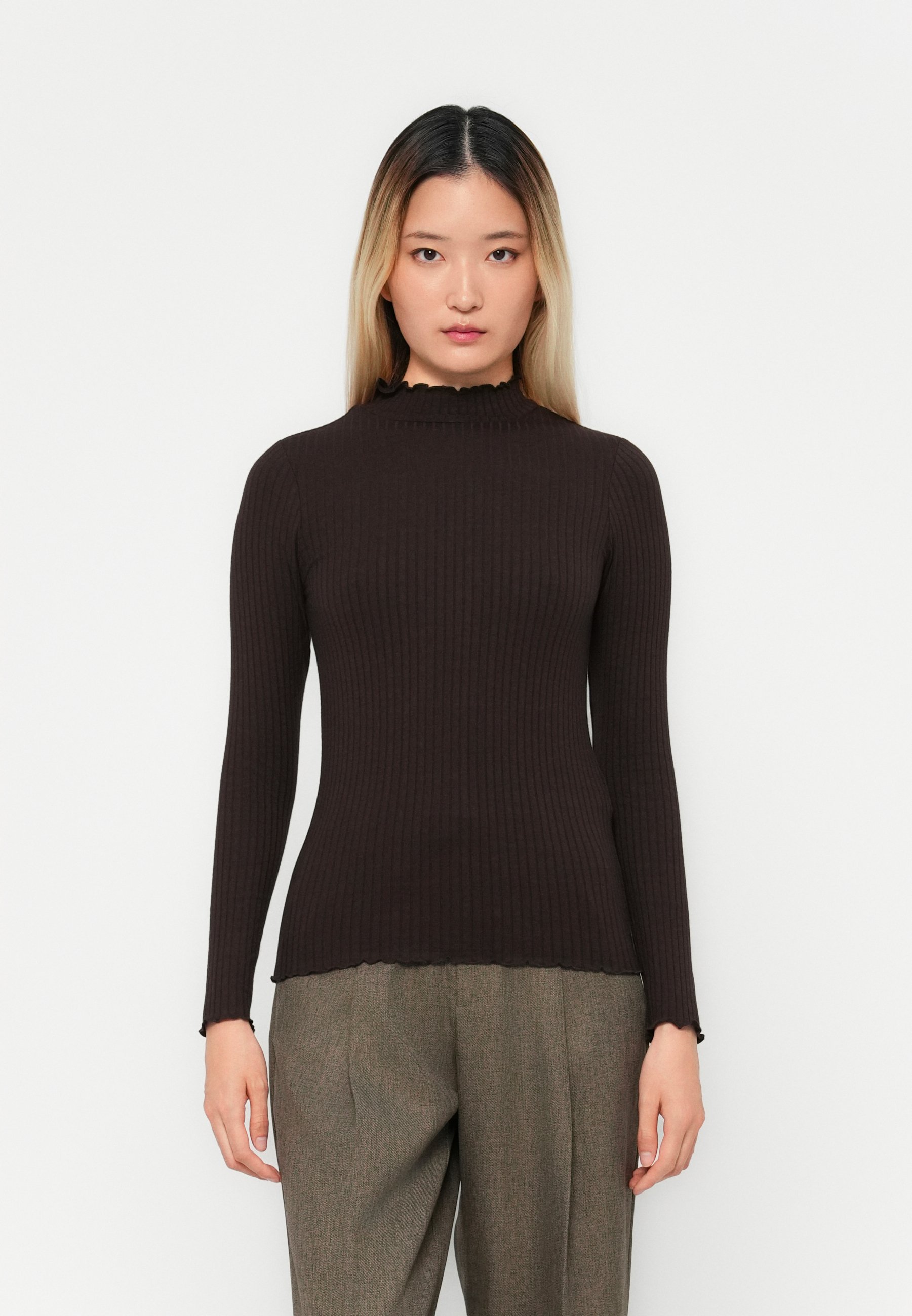 JDY L/S NOOS - Maglia a maniche lunghe - caffè nero
