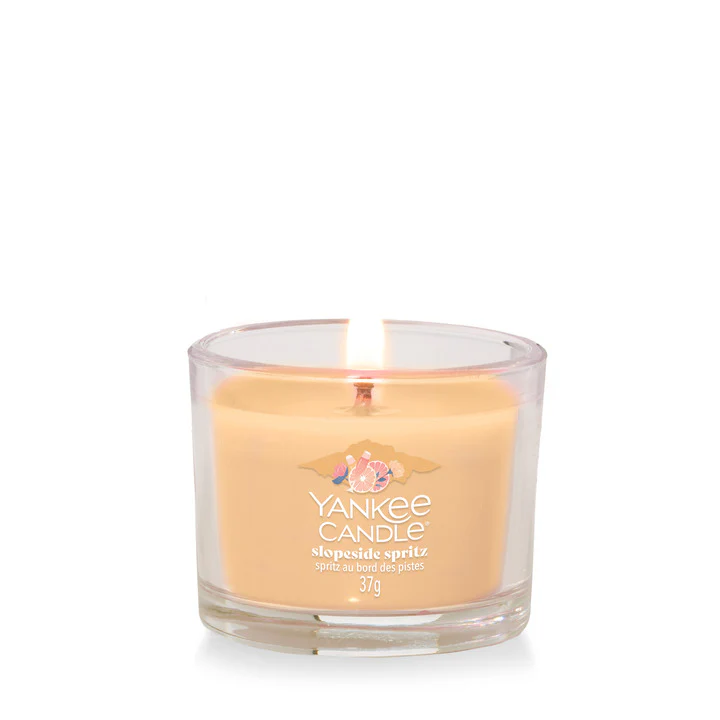 Filled Votive Candles Slopeside Spritz - Candela Profumata