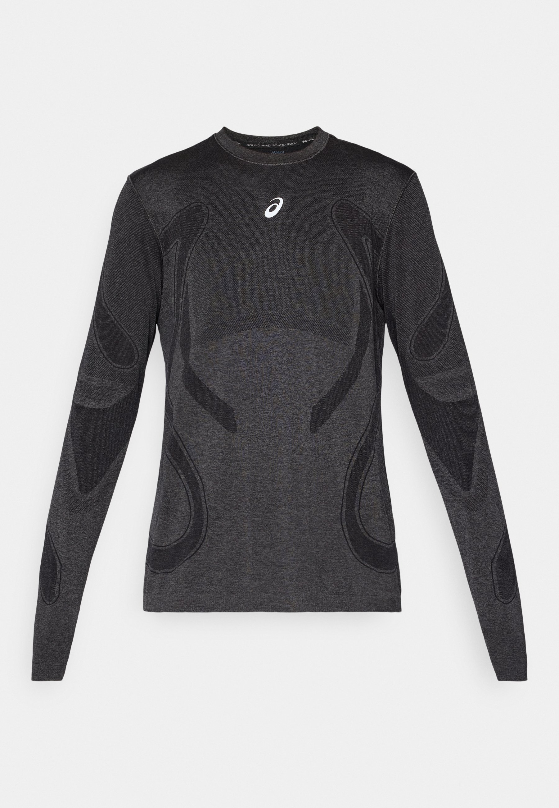 Haut ASICS ROAD SEAMLESS - Manches longues - Noir performance