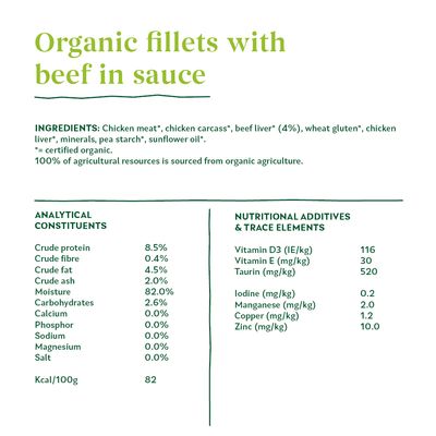 Yarrah Organic Fillets in Sauce 14 x 85g
