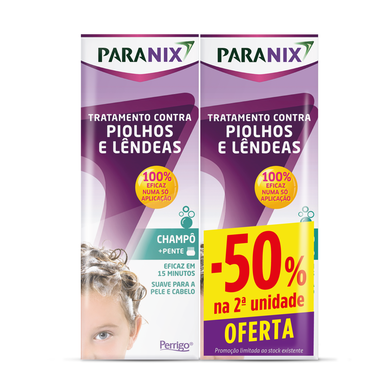 Paranix Pack sjampo for behandling av lus og egg 2 x 200 ml 2 x 200 ml