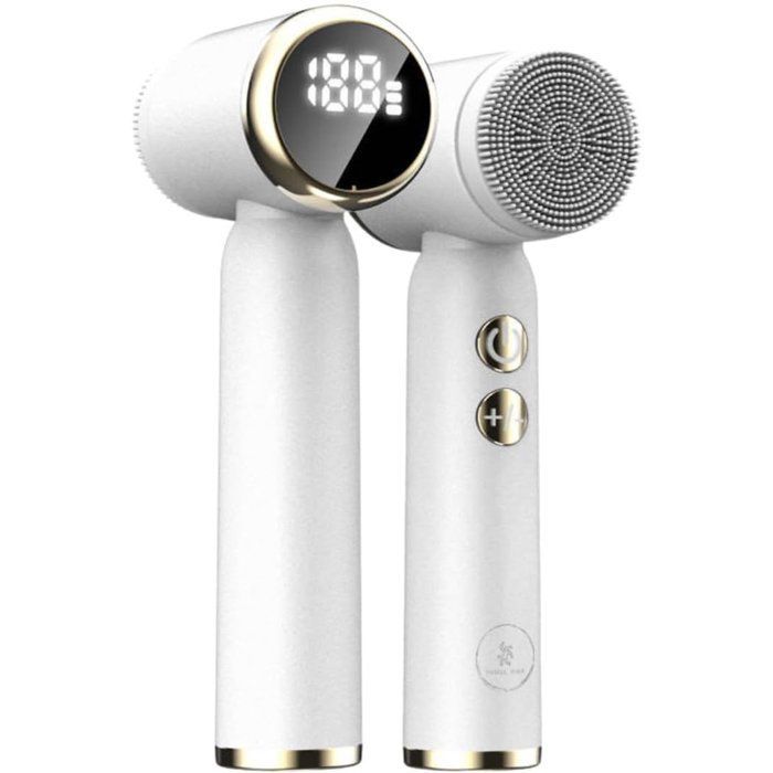 Sonic Facial Cleansing Brush - Roller - Spin - Electric Facial Cleanser - Facial Care - Keratin - Electric - Portable - Waterproof - 6