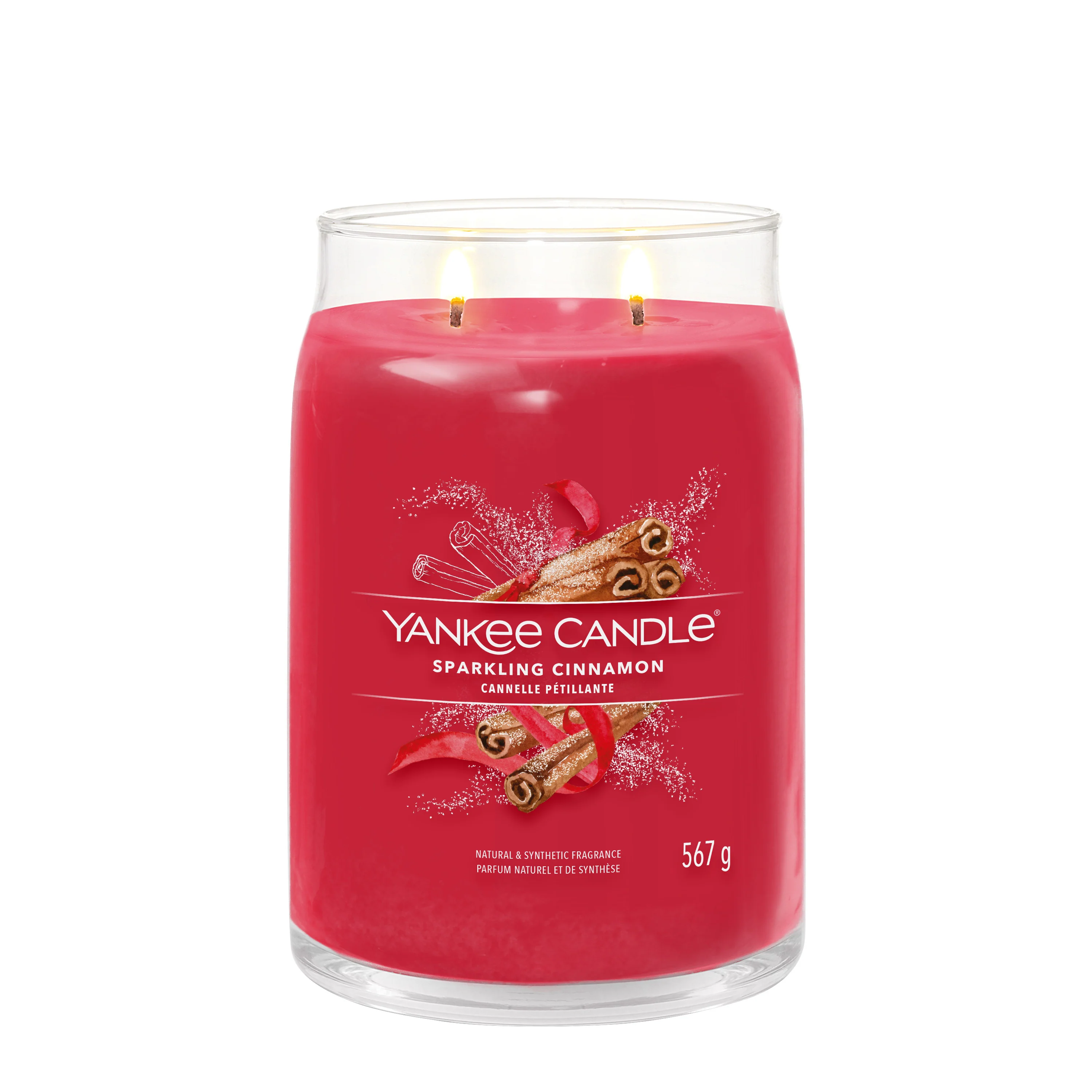 Signature Jar Candles Sparkling Cinnamon - Candela Profumata