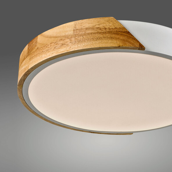 Φωτιστικό οροφής LED BILA, Ø 32 cm, λευκό